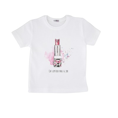Carra Cat Lipstick детска тениска